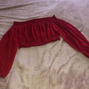 Off the shoulder top